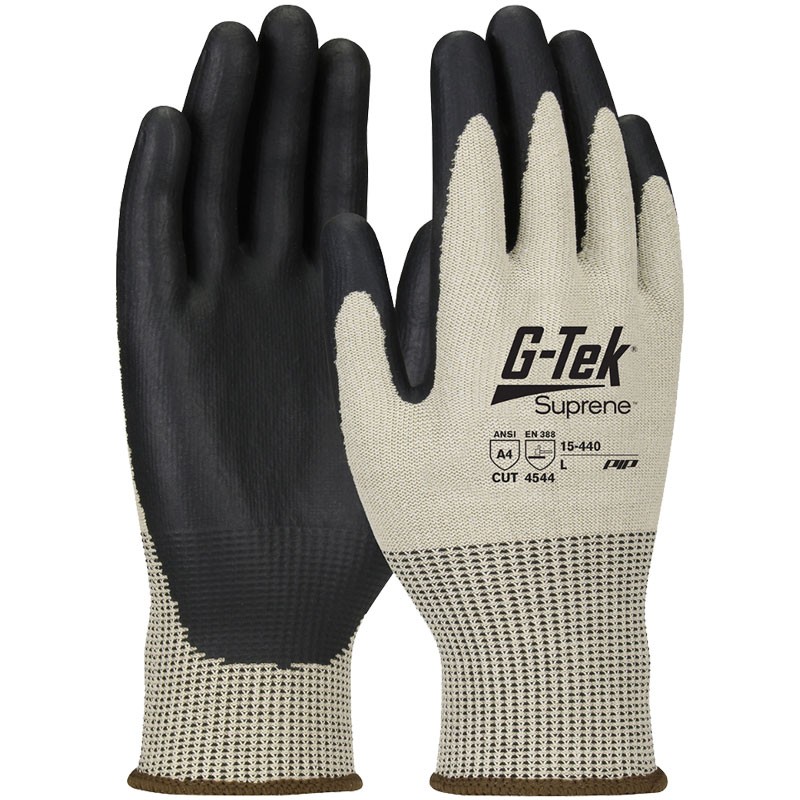 BLENDED GLOVE WITH COATED GRIP Medium