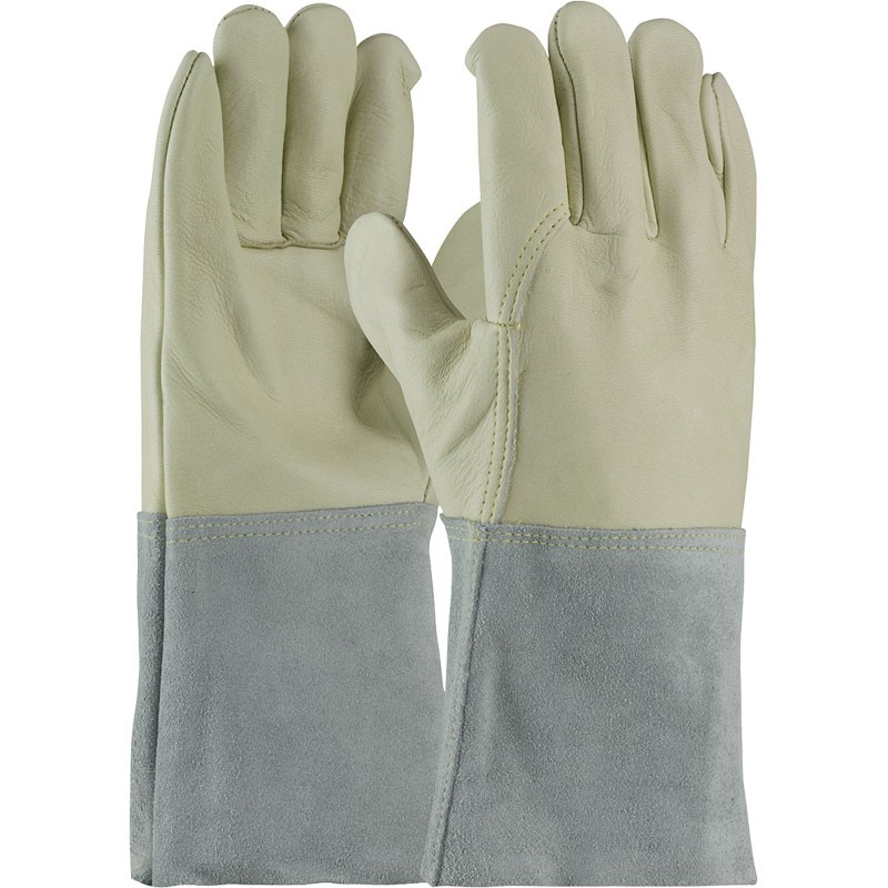 2026-XL TOP GRAIN COWHIDE WELDERS GLOVEGAUNTLET CUFF  XL