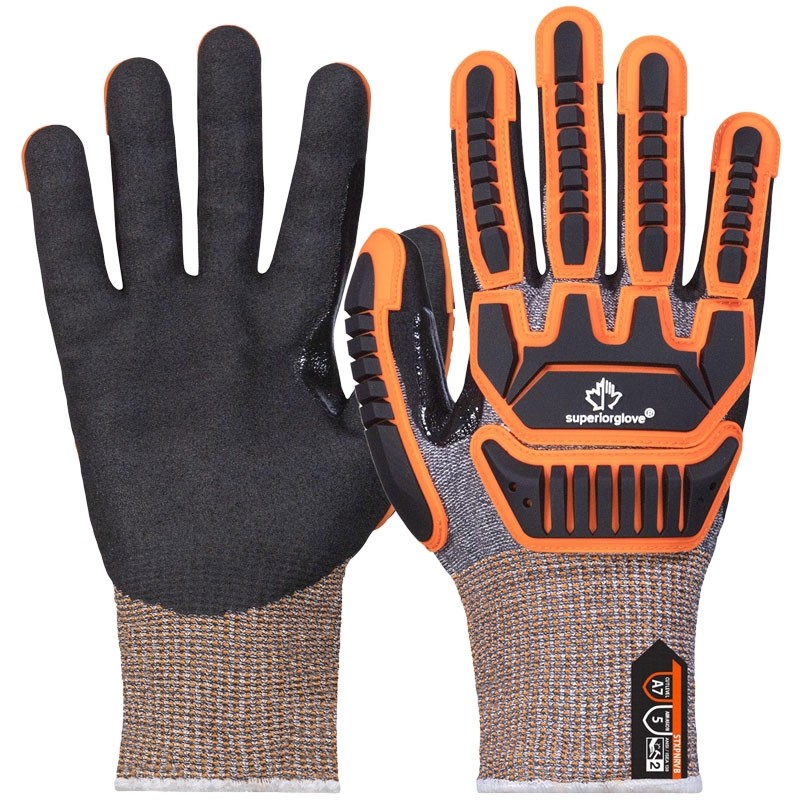 TenActiv™ Glove, TPR Back, Nitrile MicroSurphase Grip, X-Small