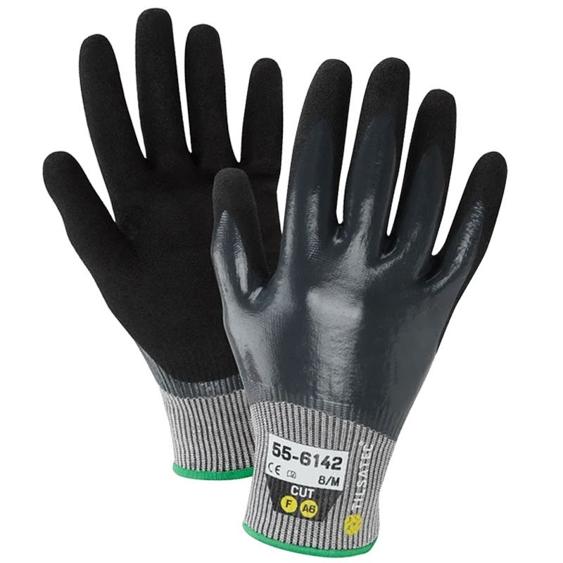 15 Gauge Full Nitrile Coat w/ Sandy foam Palm, X-Large