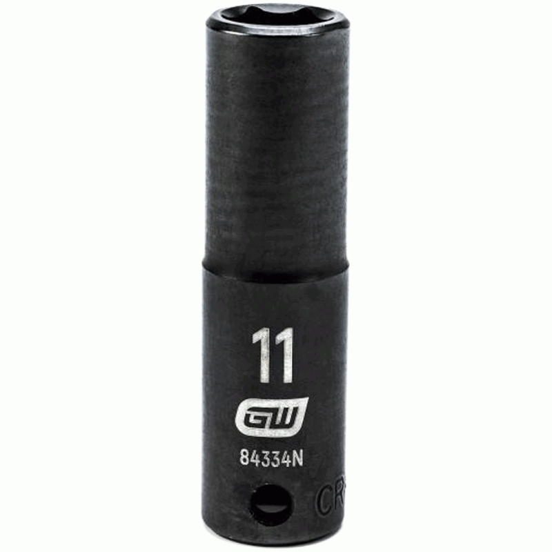 11MM x 3/8" Drive 6-Point Deep Impact Socket