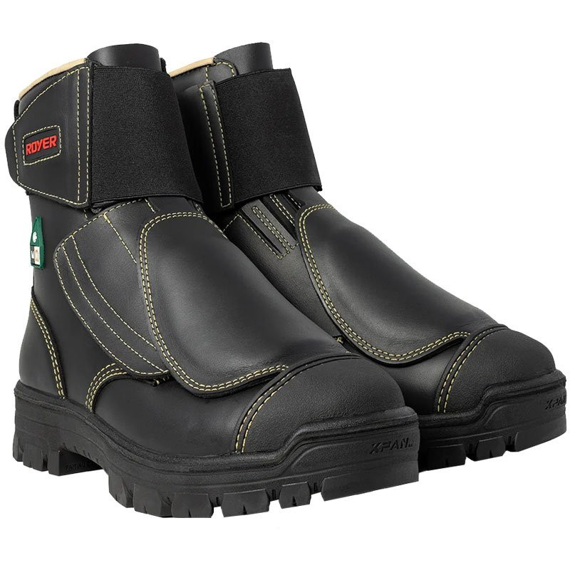 Royer Women's Smelter™ XPAN® 2.0 Composite Toe Boots, External Met, Puncture Resistant Sole, Black, Size 7