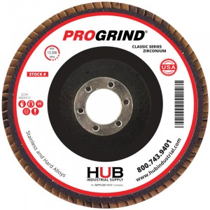 4-1/2" x 7/8" 60# Grit Zirconium T29 Flap Disc