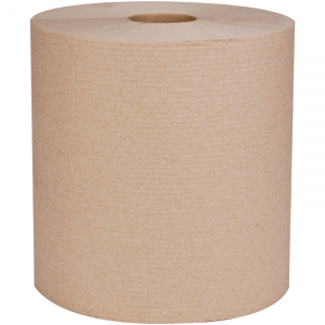 Hardwound Towels, Brown, 8" x 800' / Roll