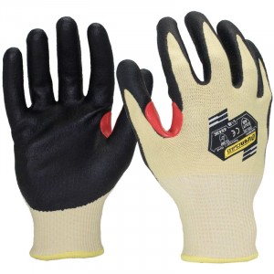 Ironclad Command Cut Resistant Kevlar Glove With Foam Nitrile Coating, Large