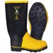 16" Steel Toe & Plate Rubber Boot W/Metatarsal Protection, Electrical Shock Resistant, Size 12