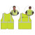 XL CLS-2 HI-VIS YELLOW MESH BKWY VEST  5 POINT BREAKAWAY W/ BAILLIE GROUP - AHI LOGO 1C 1C 2L