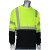Class 3 Black Bottom Long Sleeve Shirt w/ Segmented Tape - Hi-Vis Yellow, Medium