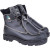 Royer Composite Toe Boots, External Met Guard, Puncture Resistant Sole, Black, Men's Size 5