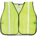 Non-Rated Safety Vest, Hi-Vis Yellow Mesh, Hook & Loop Closure, Universal Size Small - X-Large