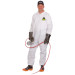 Economy Microporous Coveralls, No Hood or Boots, Elastic Wrists & Ankles, 2-XL