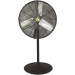 30" Adjustable Height 3-Speed Floor Fan, Commercial-Duty