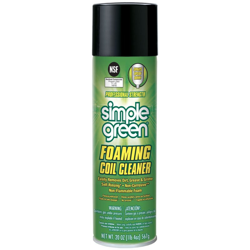 Simple Green® Foaming Coil Cleaners, 20 Oz Aerosol