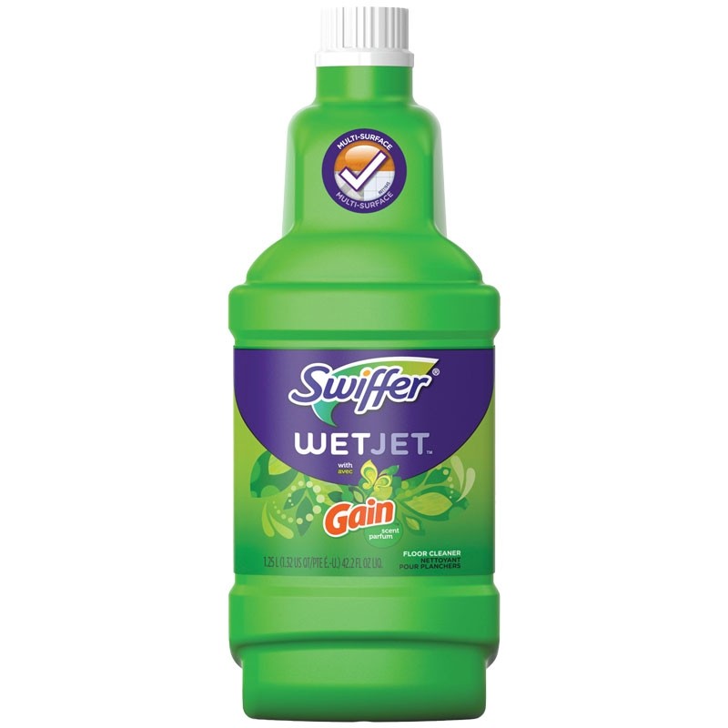 Swiffer® WetJet Cleaning-Solution Refill, 1.25 Liter, 4/Case
