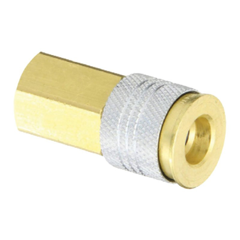 1/4" Body x 1/4" FPT Universal Brass Coupler