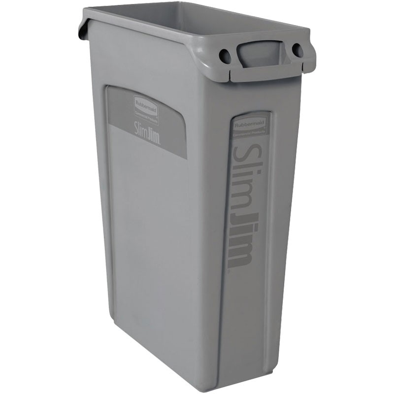 23 GALLON SLIM JIM BATHROOM GARBAGE CAN