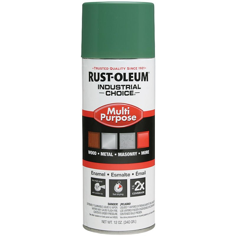 Rust-Oleum® Industrial Choice Machine Green Gloss Spray Paint, 12 Oz.