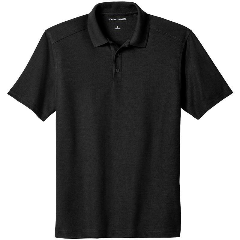 2-XL PIQUE POLO - BLACK