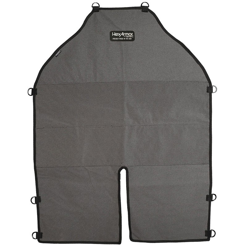 36" X 36" Edge Strap Cut Resistant Apron, Black