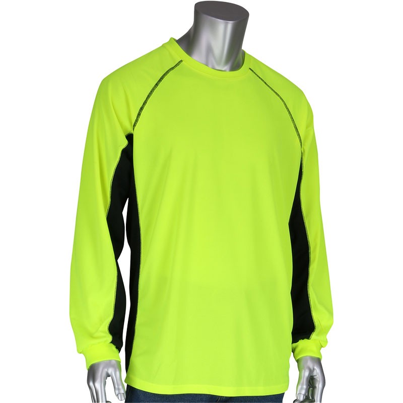 Non-ANSI Long Sleeve T-Shirt with 50+ UPF Sun Protection, Insect Repellent Treatment and Black Trim, 3X-Large