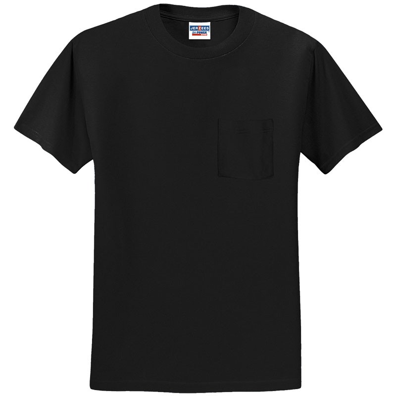 LG COTTON/POLY T-SHIRT - BLACK 