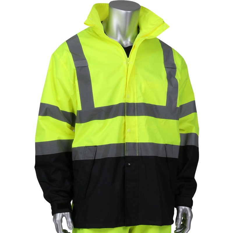 Class 3 All Purpose Waterproof Jacket With Black Bottom, 2-XL / 3-XL