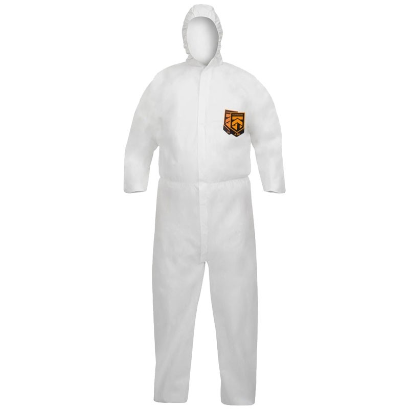 KleenGuard™ A40 Reflex™ Microporous Coverall w/ Hood, Zipper Front, Elastic Wrist & Ankles,X- Large
