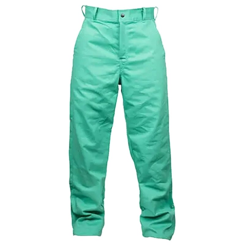 Green Flame Resistant Pants w/ Zipper Closure, 44" x 32"