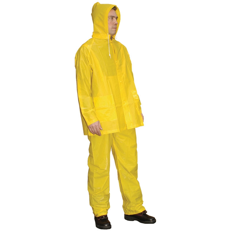 3-Piece Rainsuit, .25 mm, Yellow, Medium