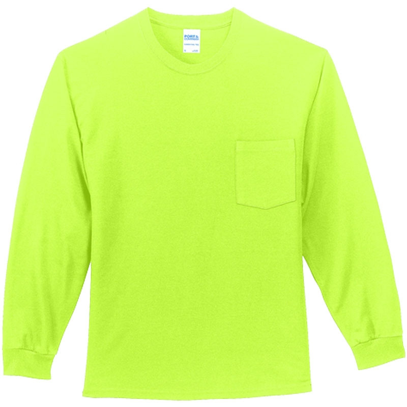 Port & Co™ Long Sleeve T-Shirt, S. Green, 4-XL