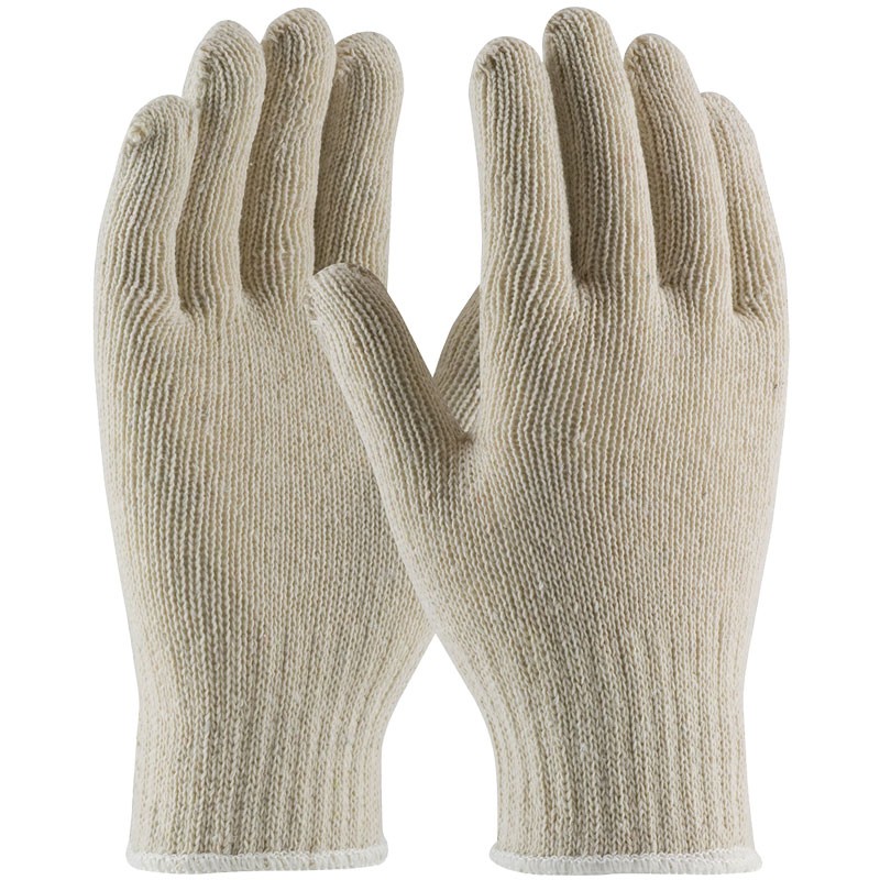 C110 7G LG POLY/COTTON STRING KNIT GLOVES MEN