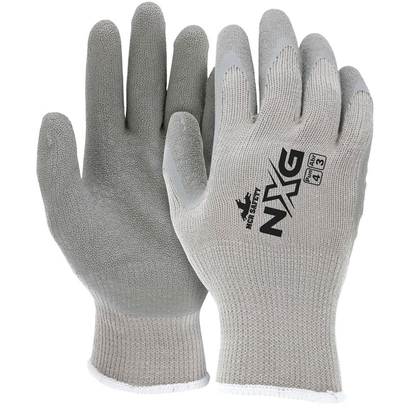 NXG® 10 Gauge Cotton Polyester Shell Latex Coated Glove, Small