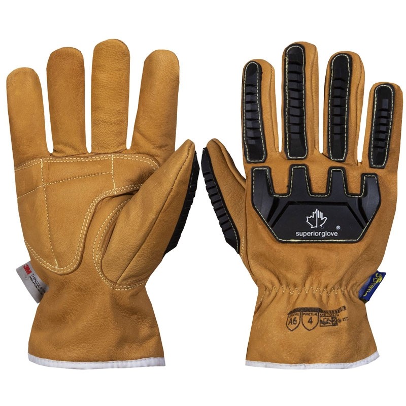 Endura® Goatskin Drivers Glove, Cut Resistant, Impact Protection, Small