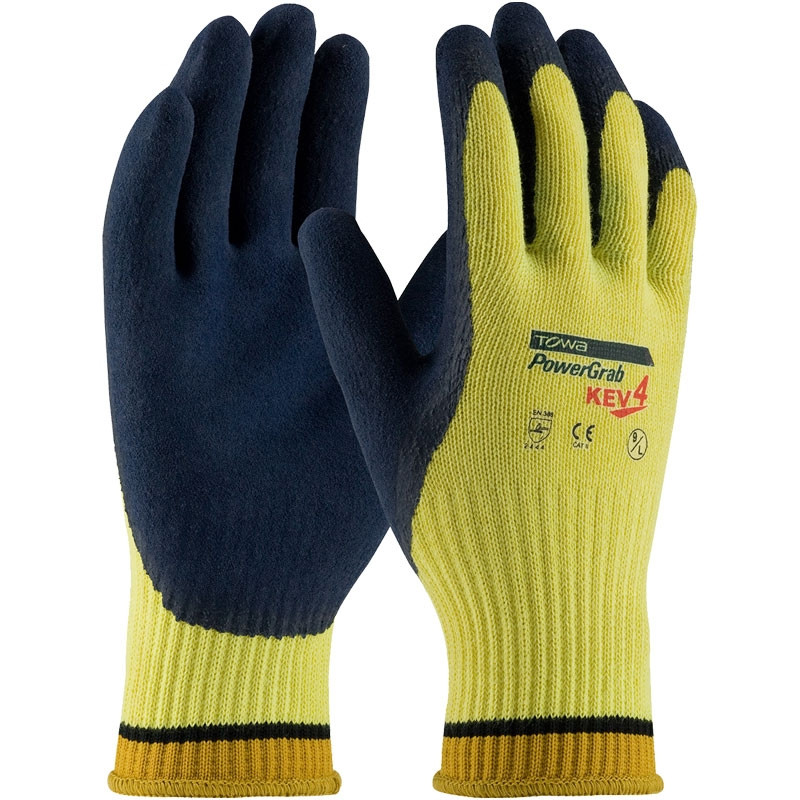 PowerGrab™ Kevlar® Glove, Latex Coated MicroFinish Grip, Small