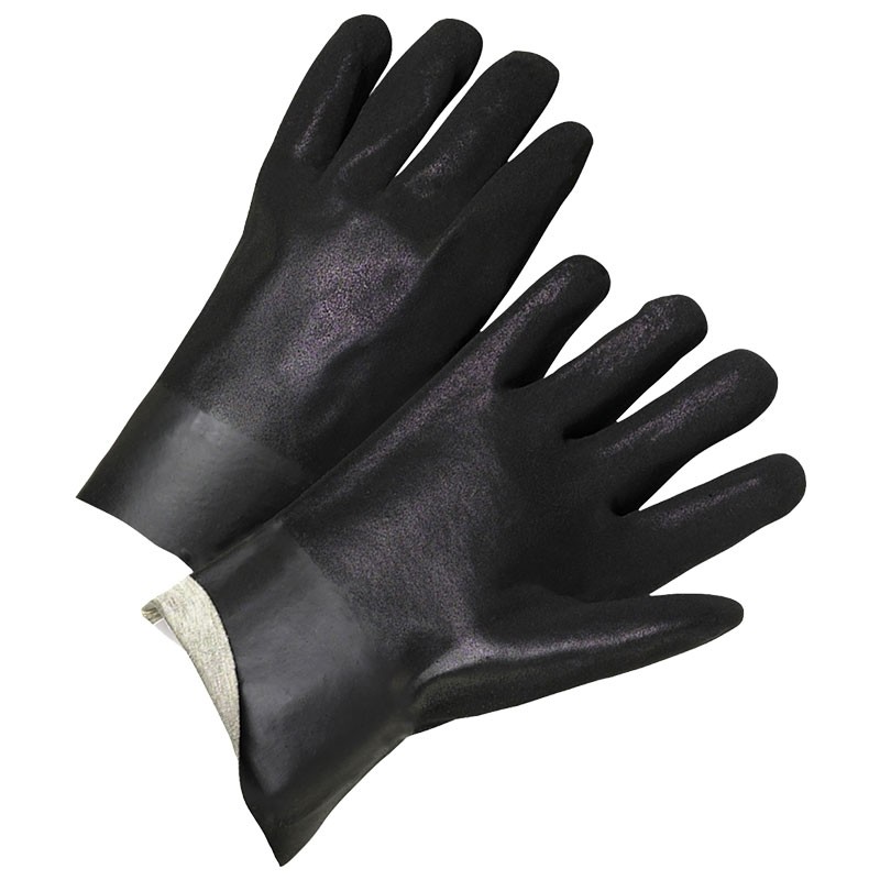 Economy 14" PVC Dipped Glove, Rough / Sandy Grip, Universal Size