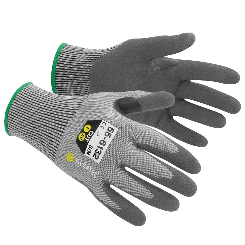 RhinoYarn® Cut-Resistant Glove, Sandy Latex Coated Palm, XX-Small