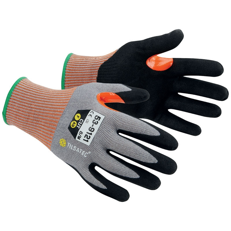 13 Gauge New RhinoYarn® Sandy Foam Nitrile Palm, Reinforced Thumb Crotch, 3-XL