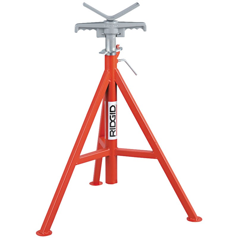 RIDGID VJ-99 V-Head Pipe Stand 28"- 52" Height Range