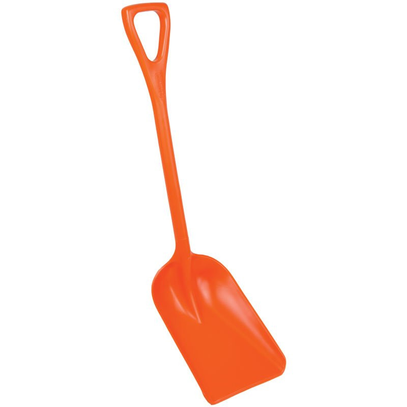 10.2" Wide Scoop Shovel Orange with D-Grip