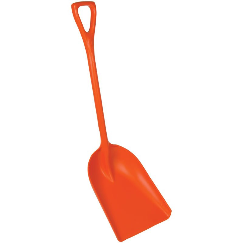 13.7" Wide Scoop Shovel Orange with D-Grip