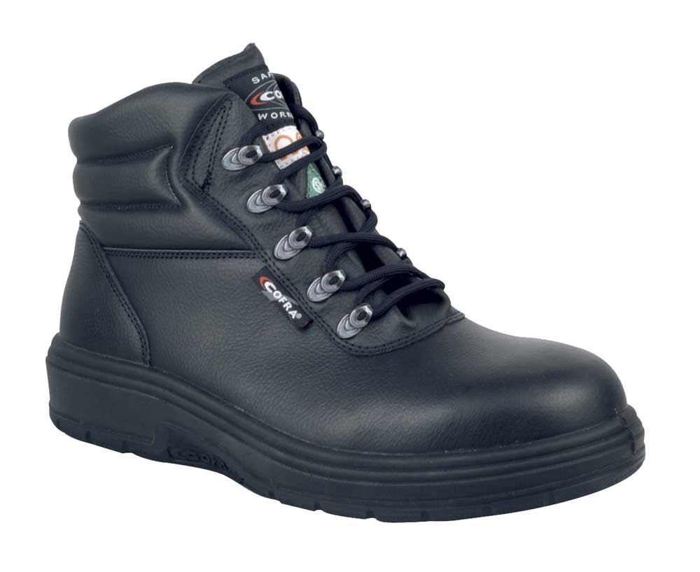 Asphalt Worker's Boot, Composite Toe, Puncture Resistant Plate, Black, Men's Size 6