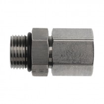 1/2" FJIC x 1/2" Male O-Ring Straight Connector