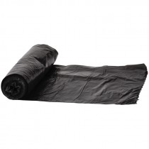 60 Gallon Can Liner / Trash Bags, 38" x 63", 2.70 Mil., Black, 50/Case