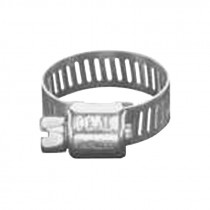 #4 1/4" - 5/8" Hose Clamp, Partial Stainless Steel