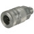 3/8" Body x 1/4" MPT Steel Coupler