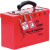 12-SLOT STEEL GROUP LOCK BOX - RED 