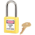 Safety Lockout Padlock 1-1/2" Shackle, Yellow, Keyed Alike