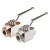 AE2 Two-Way Block Body Ball Valve, Carbon Steel, Zinc Chromate Plating, 3/8" NPT
