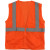 Class 2 Safety Vest - Orange Mesh - Medium