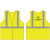 Class 2 Safety Vest - Lime Green Mesh with Black EnviroSolutions Logo, Large